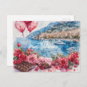 Liebe aus Monaco Feiertagspostkarte (Vorne/Hinten)