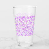 Liebe aus Textglas oder Farbe wählen Glas (Rückseite)