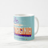 LIEBE aus West Virginia  Kaffeetasse (VorderseiteRechts)