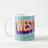 LIEBE aus West Virginia USA Kaffeetasse (Links)