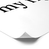 LIEBE AUSGEFÜLLT ISAIAH 41:10 DESIGN POSTER (Ecke)