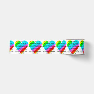 LIEBE AUSGEFÜLLT ISAIAH 41:10 DESIGN RIPSBAND