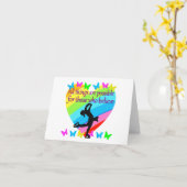 LIEBE AUSGEFÜLLTES SKATEN-DESIGN FÜR INSPIRATIONEL KARTE (Gelbe Blume)