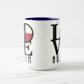 LIEBE Austin Texas 15oz Tasse (Zentrum)