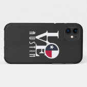 LIEBE Austin Texas Case-Mate iPhone Hülle (Rückseite (Horizontal))