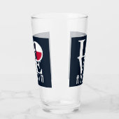 LIEBE Austin Texas Glas (Links)