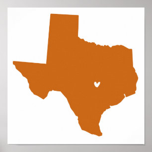 Liebe Austins, Texas Poster