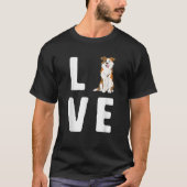 Liebe Australian Shepherds Lover Red Merle Women D T-Shirt (Vorderseite)