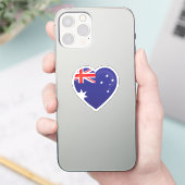 Liebe Australien Aufkleber (Telefon)