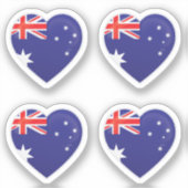 Liebe Australien Aufkleber (Vorderseite)
