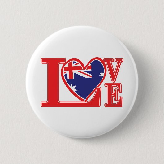Liebe-Australien Button (Vorderseite)