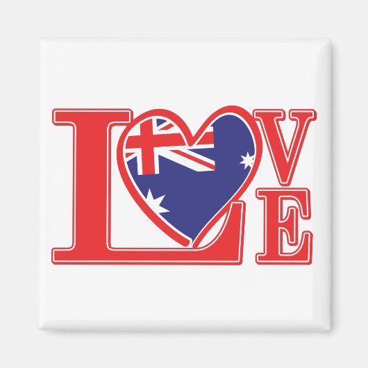 Liebe-Australien Magnet (Vorne)