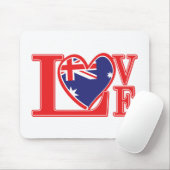 Liebe-Australien Mousepad (Mit Mouse)