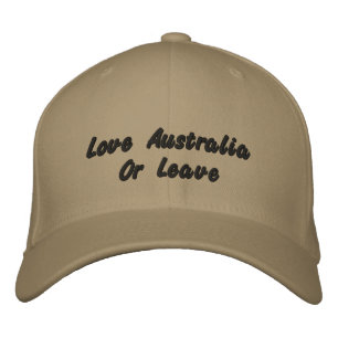 Liebe Australien oder Verlassen, Logo-Baseball-Cap Bestickte Baseballkappe
