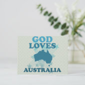 Liebe Australien Postkarte (Stehend Vorderseite)