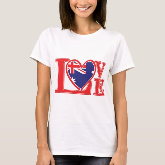 Liebe-Australien T-Shirt (Vorderseite)