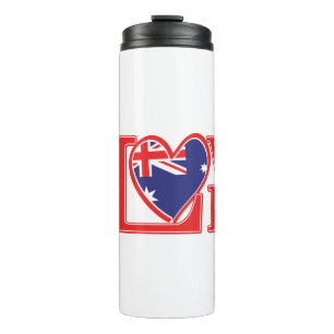 Liebe-Australien Thermosbecher