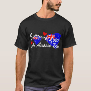 Liebe-australischer Junge (dunkel) T-Shirt