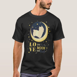 Liebe Australischer Silky Terrier Dog to Moon T-Shirt