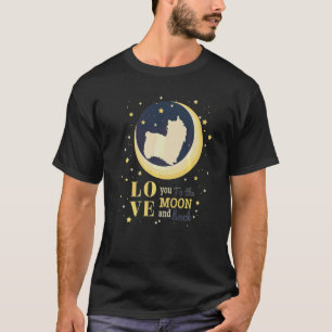 Liebe Australischer Silky Terrier Dog to Moon T-Shirt