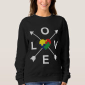 Liebe Autismus 89 Sweatshirt (Vorderseite)