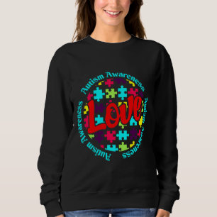 Liebe Autismus Bewusstsein für Männer Frauen Kinde Sweatshirt