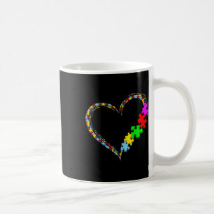 Liebe Autismus Bewusstsein Herz Puzzle Piece Valen Kaffeetasse