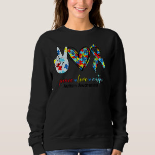 Liebe Autismus Bewusstsein Männer Frauen Kinder Ju Sweatshirt
