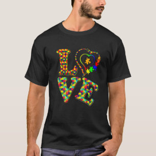 Liebe Autismus-Bewusstsein-Shirt-Puzzleteile Er Fr T-Shirt