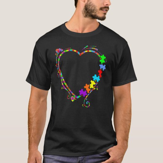 Liebe Autismus Bewusstsein T-Shirt (Vorderseite)