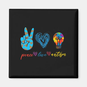 Liebe Autismus Puzzle Ribbon Autismus Sensibilisie Magnet