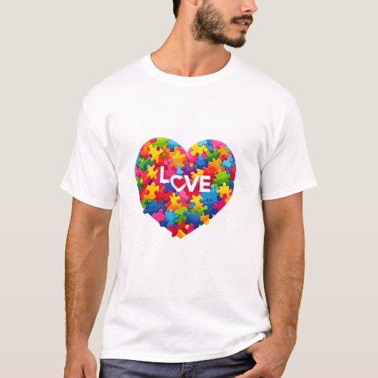 Liebe Autismus T-Shirt (Vorderseite)