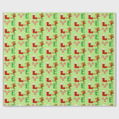 LIEBE Autismus Weihnachten Geschenkpapier (Flach)