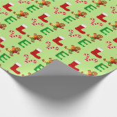 LIEBE Autismus Weihnachten Geschenkpapier (Ecke)