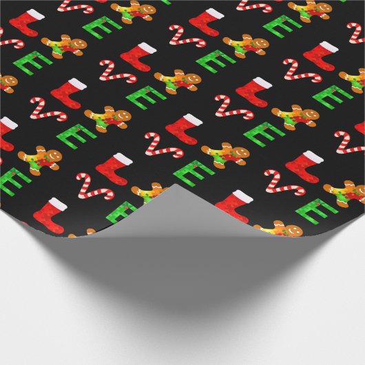 LIEBE Autismus Weihnachten Geschenkpapier (Ecke)