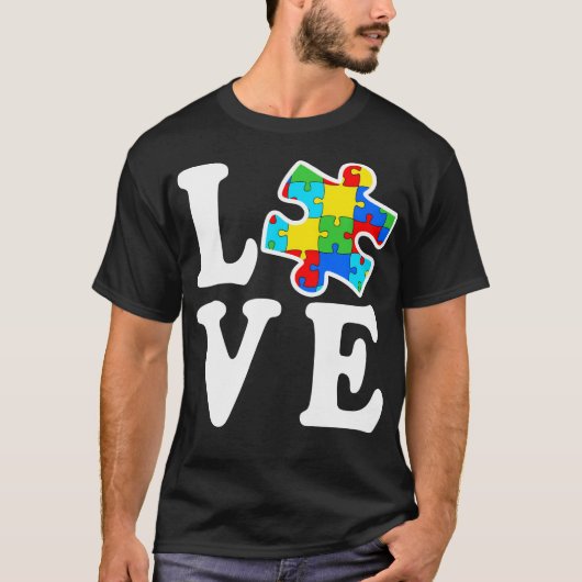 Liebe-autistisches T-Shirt (Vorderseite)