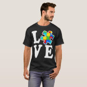 Liebe-autistisches T-Shirt (Vorne ganz)