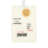 Liebe Autolufterfrischer (Rückseite)