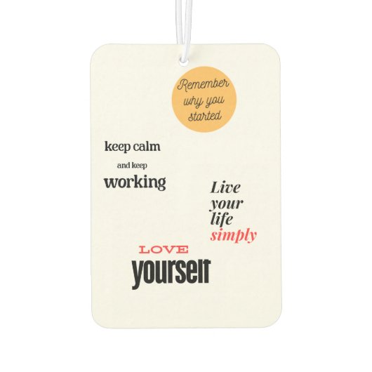 Liebe Autolufterfrischer (Rückseite)