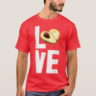 Liebe Avocado Funny Avocado Fruit Women700 T-Shirt