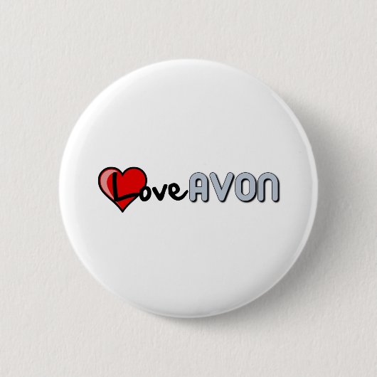 Liebe AVON Button (Vorderseite)