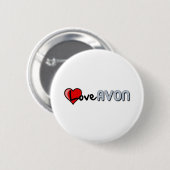 Liebe AVON Button (Vorne & Hinten)
