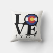 LIEBE Avon CO Kissen (Rückseite)