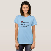 Liebe AVON - fragen Sie mich für eine Broschüre T-Shirt (Vorne ganz)