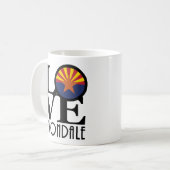 LIEBE Avondale Arizona 11oz Kaffeetasse (Vorderseite Links)