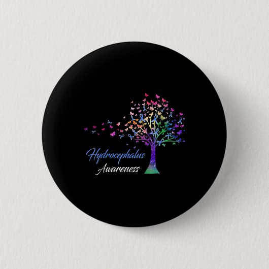 Liebe "Awareness Tree Ribbon" Hoffnung Bewusstsein Button (Vorderseite)