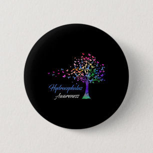 Liebe "Awareness Tree Ribbon" Hoffnung Bewusstsein Button