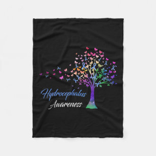 Liebe "Awareness Tree Ribbon" Hoffnung Bewusstsein Fleecedecke