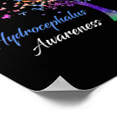 Liebe "Awareness Tree Ribbon" Hoffnung Bewusstsein Poster (Ecke)