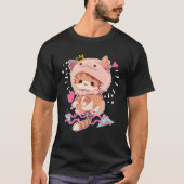 Liebe Axolotl Hat Kat Niedlich Axolotl Lover Herzm T-Shirt (Vorderseite)